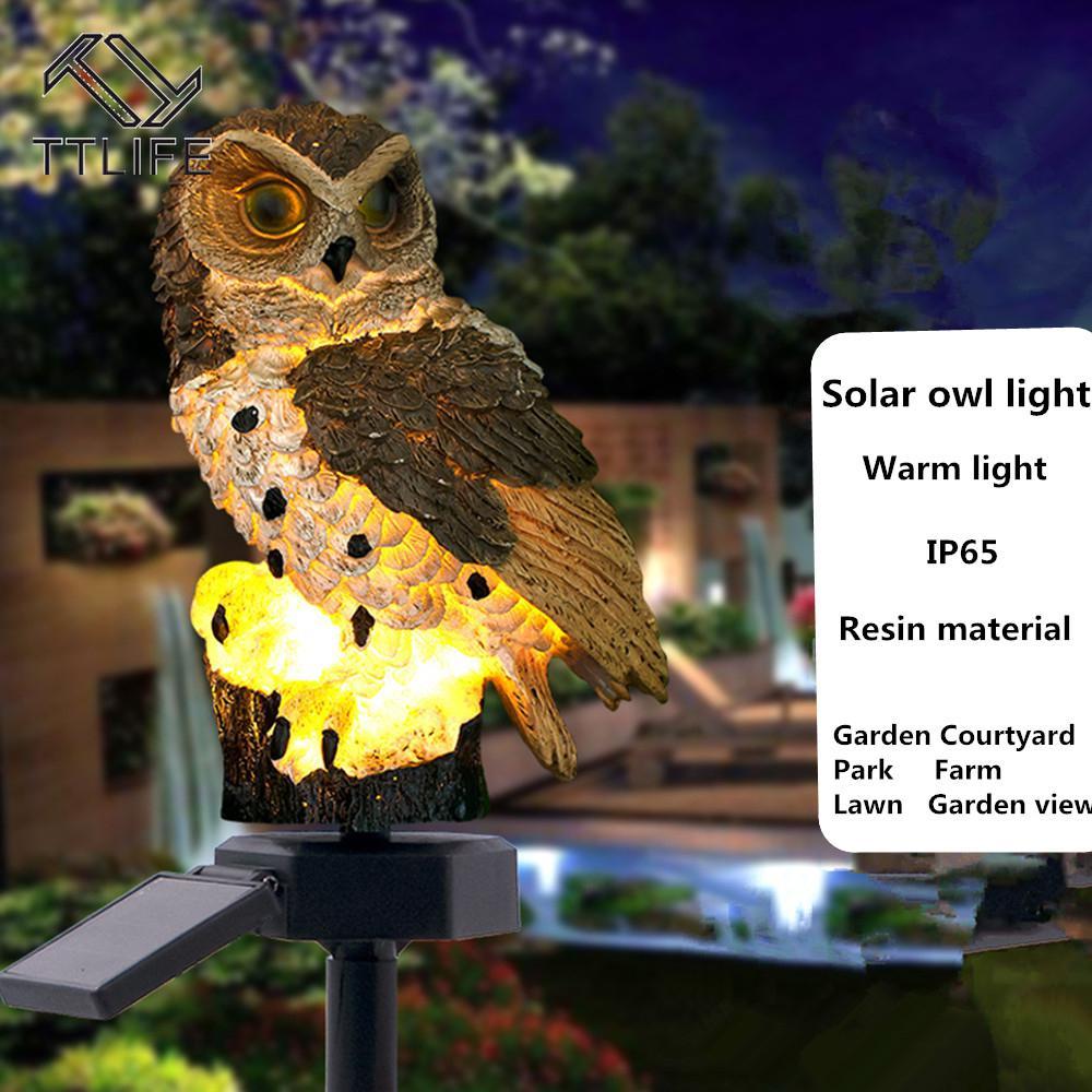 Garden Lights Solar Powered,Owl Shape Waterproof LED Outdoor Light,Garden Ornaments For Wedding,Party,Landscape,Lawn,Pathways, Fence,Yard And Patio