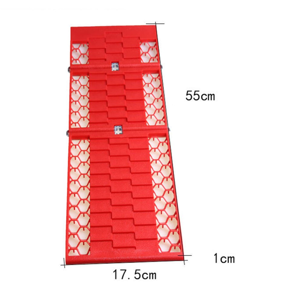 2-Pack Draagbare Opvouwbare Auto Escape Mat Anti-Slip Mat Voor Alle Weersomstandigheden Auto Tractie Mat Grip geweldig Voor Sneeuw, ijs En Modder