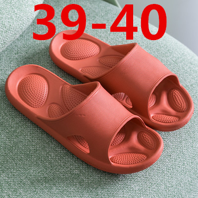 XiaoMi mijia slippers EVA soft bottom comfortable non-slip wear-resistant shock absorption summer sandals home bathroom: orange 39-40