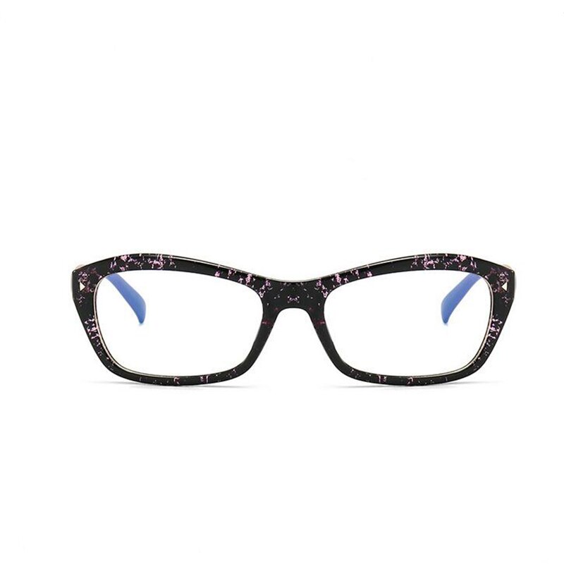 Lila leopardbåge minus lins dioptri glasögon manliga fyrkantiga kortsynta glasögon myopes lunetter  -100 -150 to -400