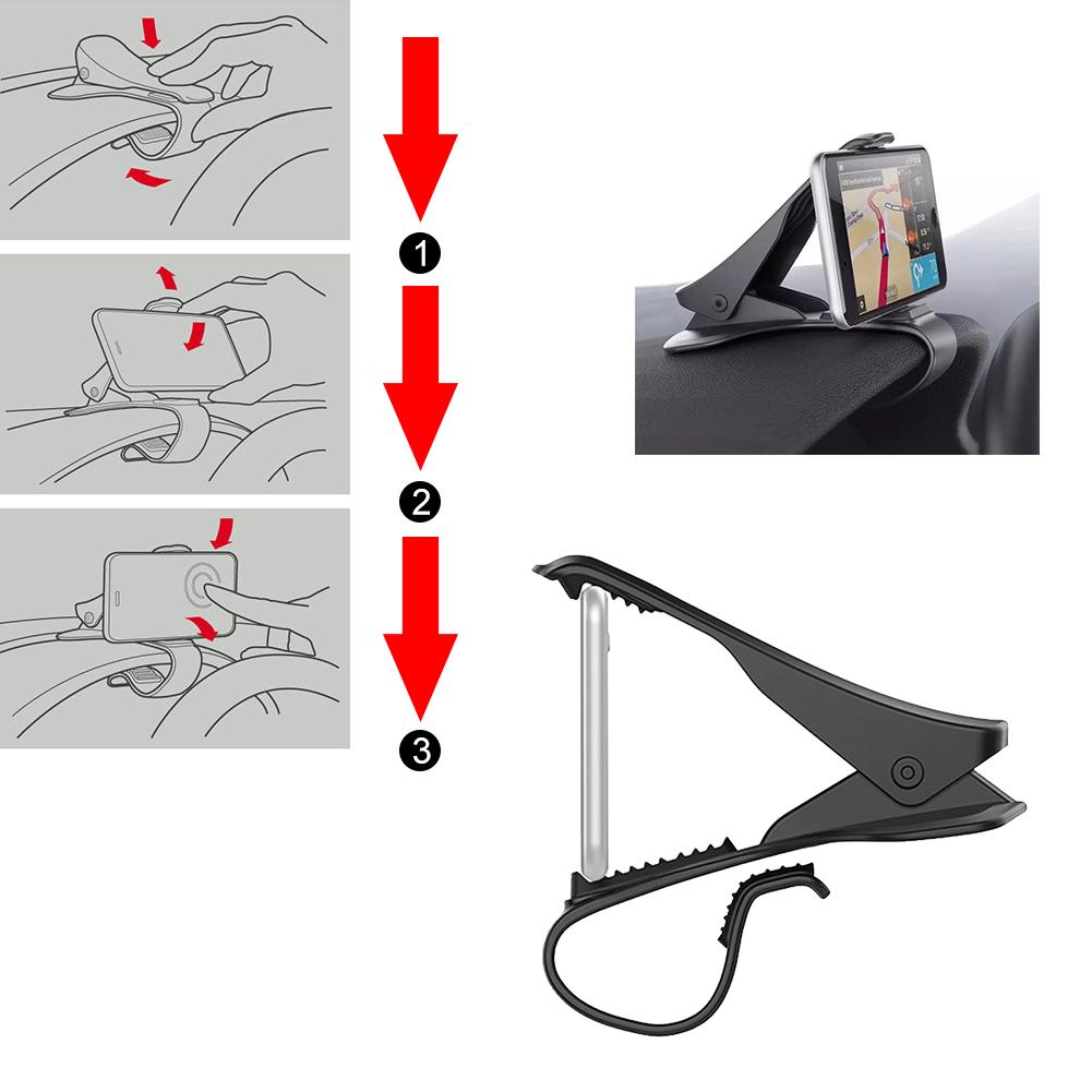 Dashboard Auto Telefoon Houder 360 Graden Draaien Telefoon Stand Houder 360 Graden Telefoon Clip 360 Graden Telefoon Stand