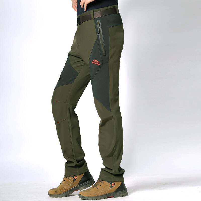 Winter heren visbroek waterdichte outdoor broek thermische dikke heren viskleding bergbeklimmen fluwelen broek wandelen