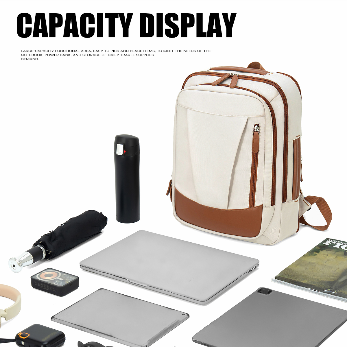 Backpack for Women Simple Business Computer Backpack Outdoor Large Capacity Travel Bag Student School Bag for Boys