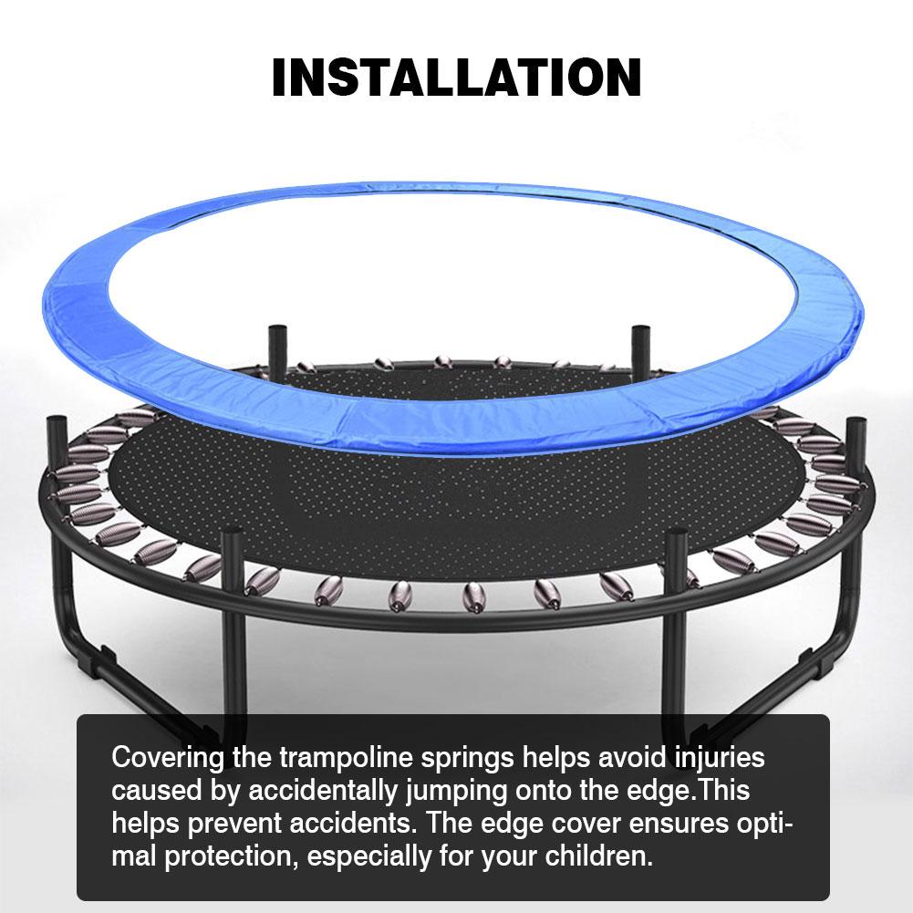 3.05m/3.66m Universal Trampoline Replacement Safety Pad Spring Cover Long Lasting Trampoline Edge Cover Fitness Accessories