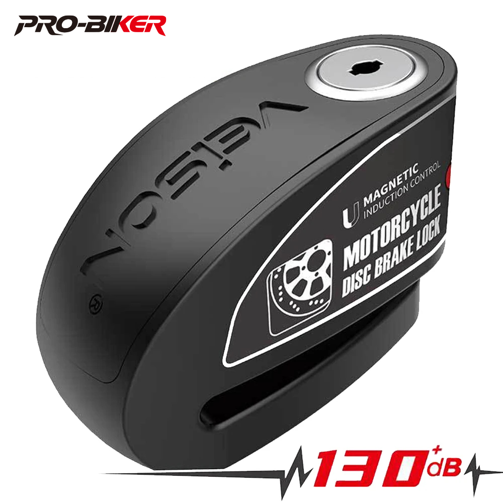 Motorrad Wasserdichtes Alarmschloss Fahrrad DiscLock Intelligenter Steuerbarer Alarm Scheibenbremsschloss Elektrisches CarLock Scheibenbremsschloss