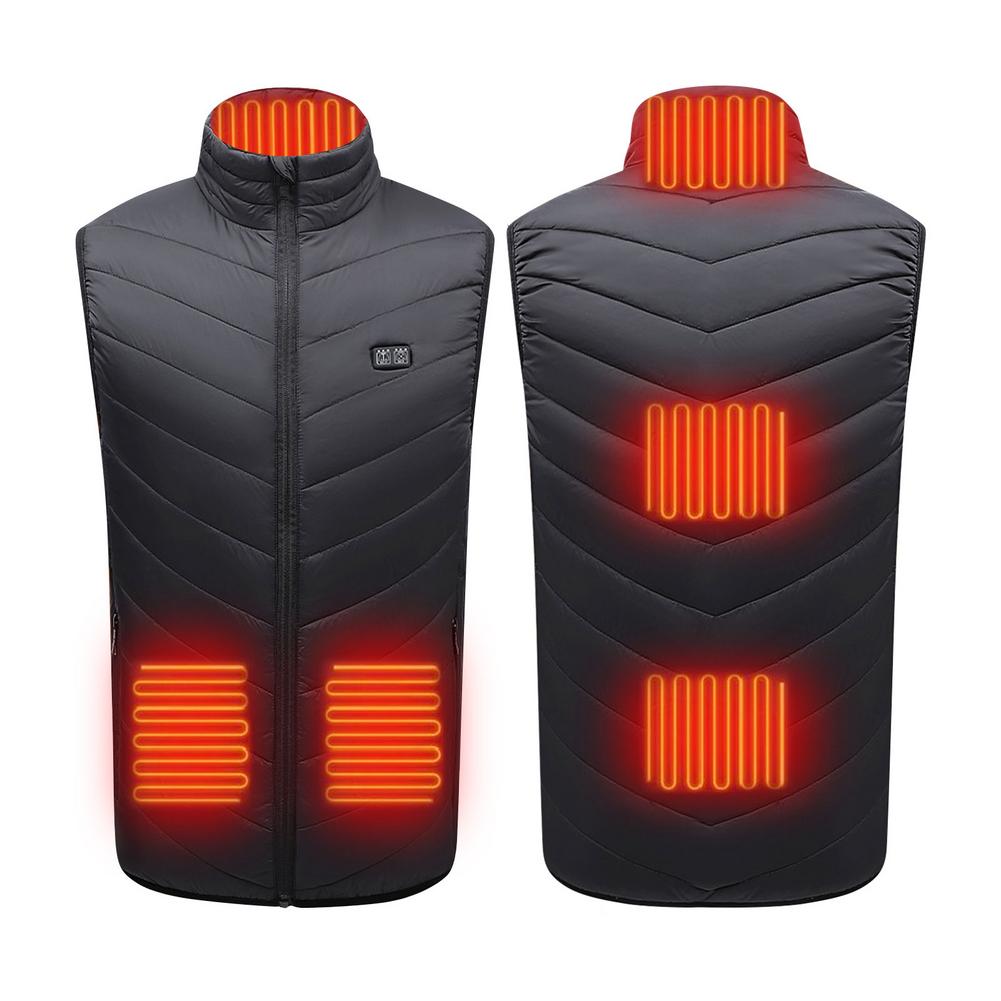 Veste Chauffante Électrique 8 Zones Intelligentes – Homme & Femme – Idéale Ski & Hiver