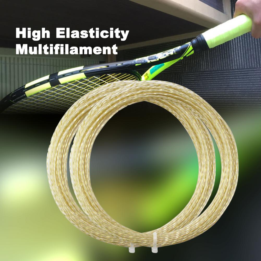 Tennis Rackets Cord Nylon Tennis Rackets Line Moisture-proof 1.30mm High Elasticity Tennis Rackets String