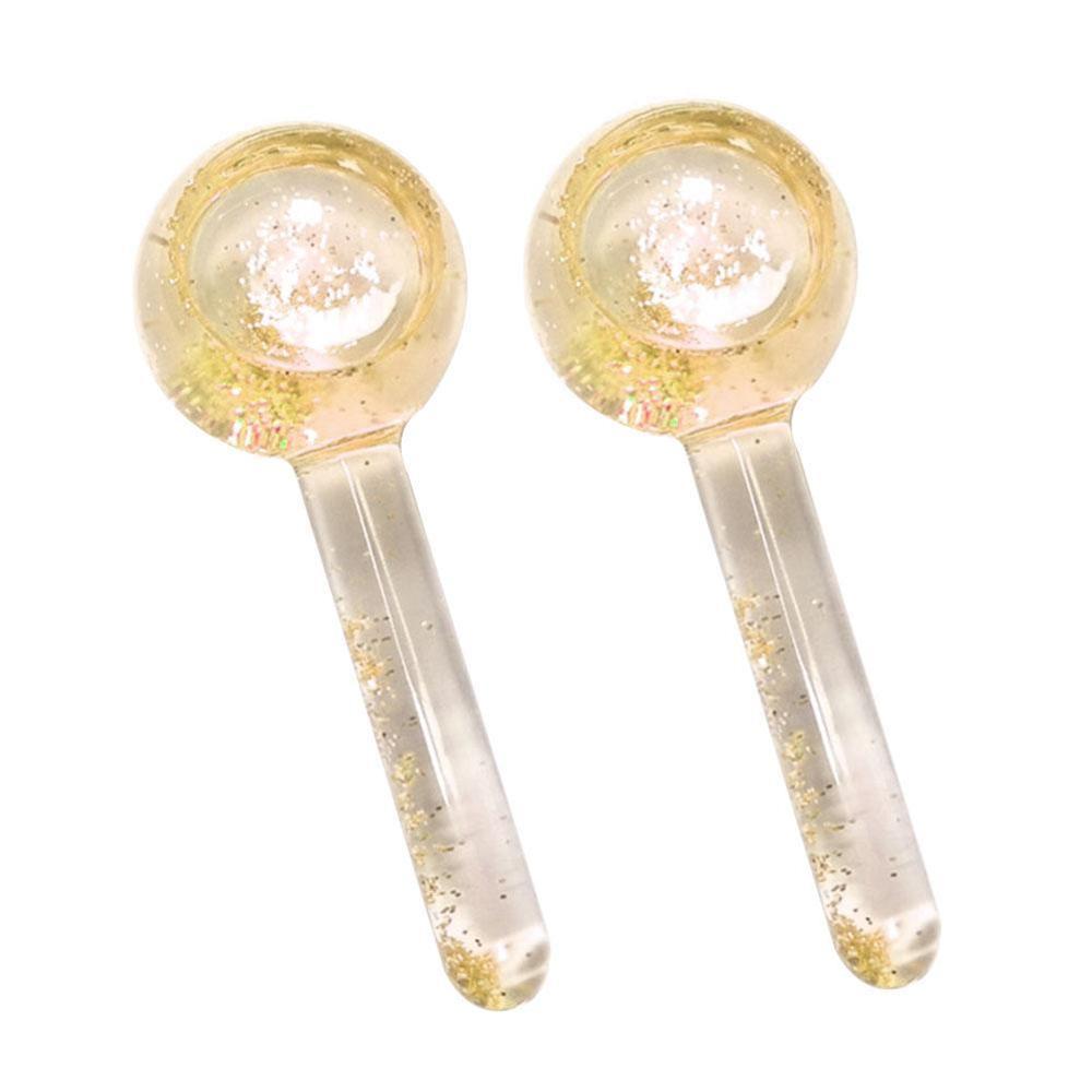 1 par de bolas de Agua de Cristal de belleza, masaje de hielo y Bola de enfriamiento, Cara de ojo: C