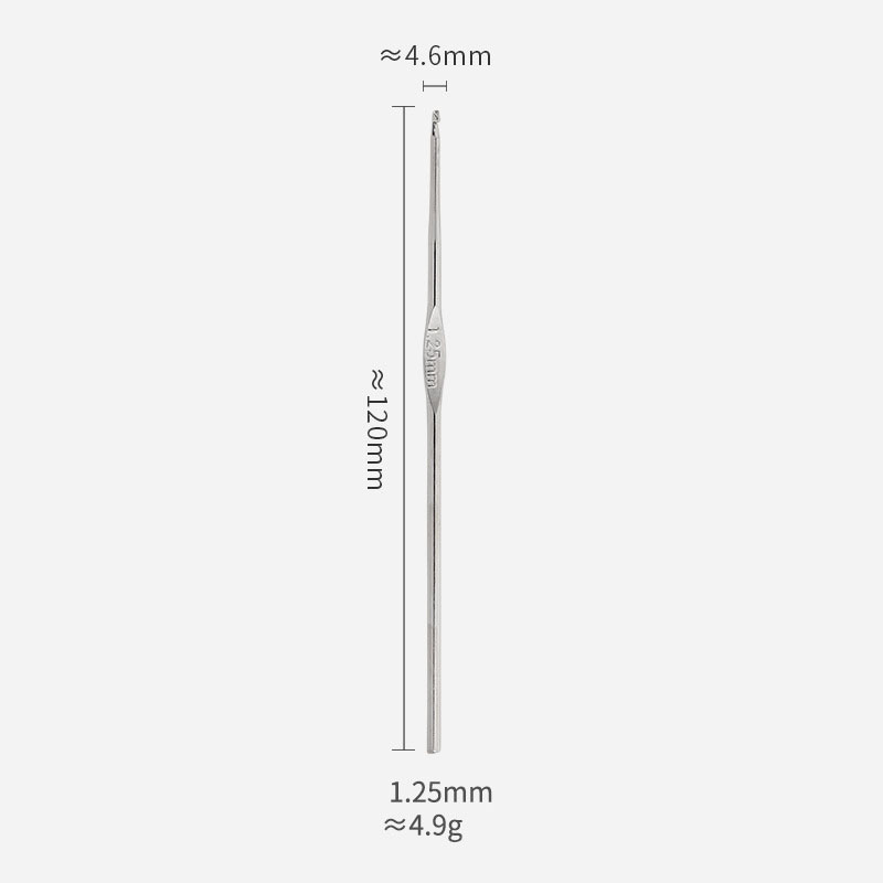 Crochets à tête unique en métal, taille 0.5mm-1.9mm, tissage de fil, artisanat, dentelle, laine, outil de besoin de CROCHET pour tricoter et accessoires: Orange