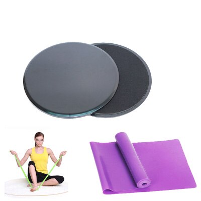 Fitness glide plate sliding plate of gliding disc development general coordination planing pad plate: sky blue