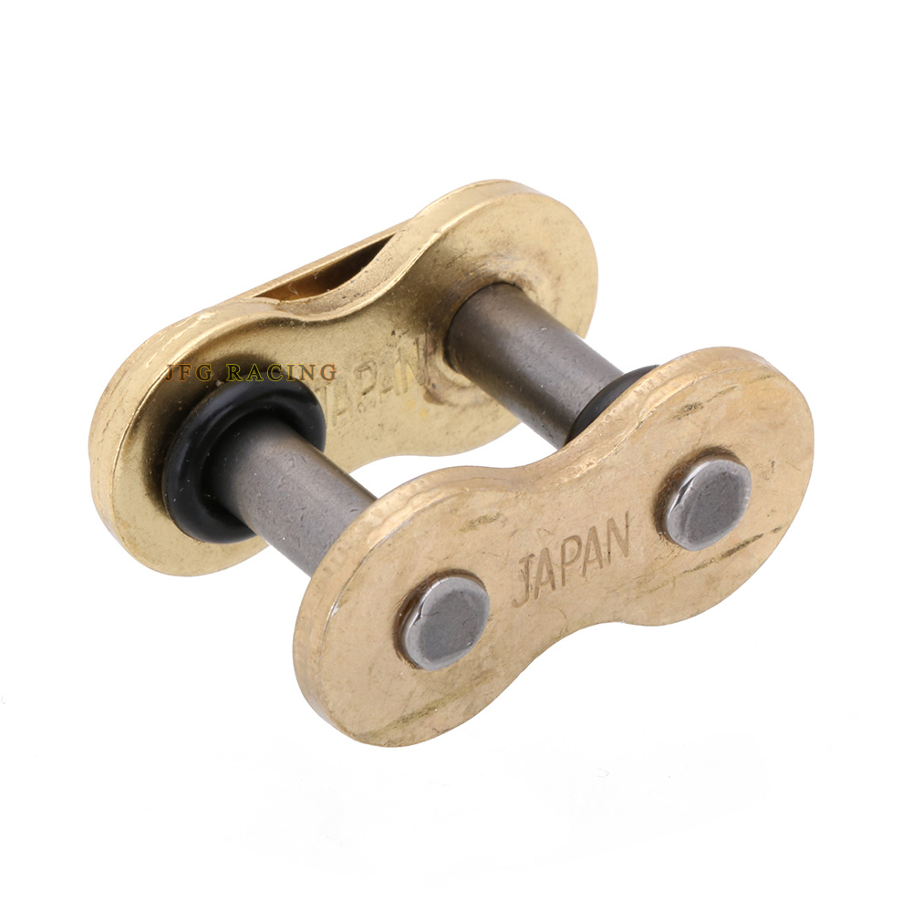 420 428 520 525 530 Zware Ketting Motorfiets Ketting Verbindende Gesp Master Link Connector-Lock-Set O-Ring Kettingslot: Army Green