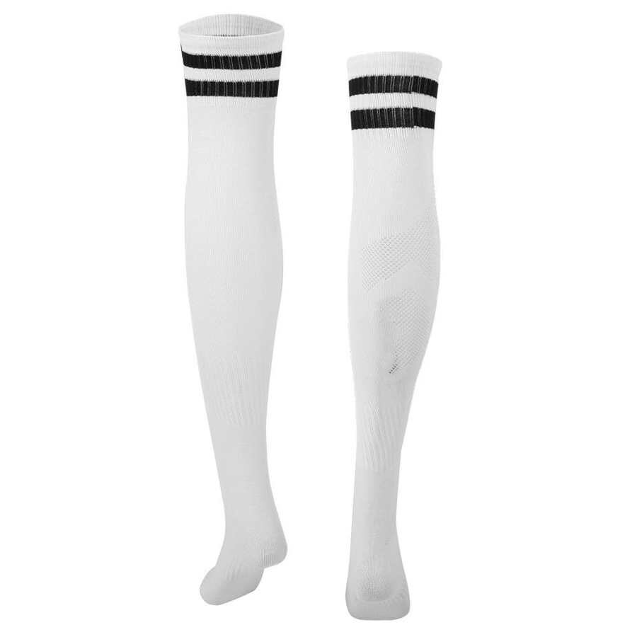 12 Pair Striped Football Socks Soccer Hockey Sports Sock Mens Womens