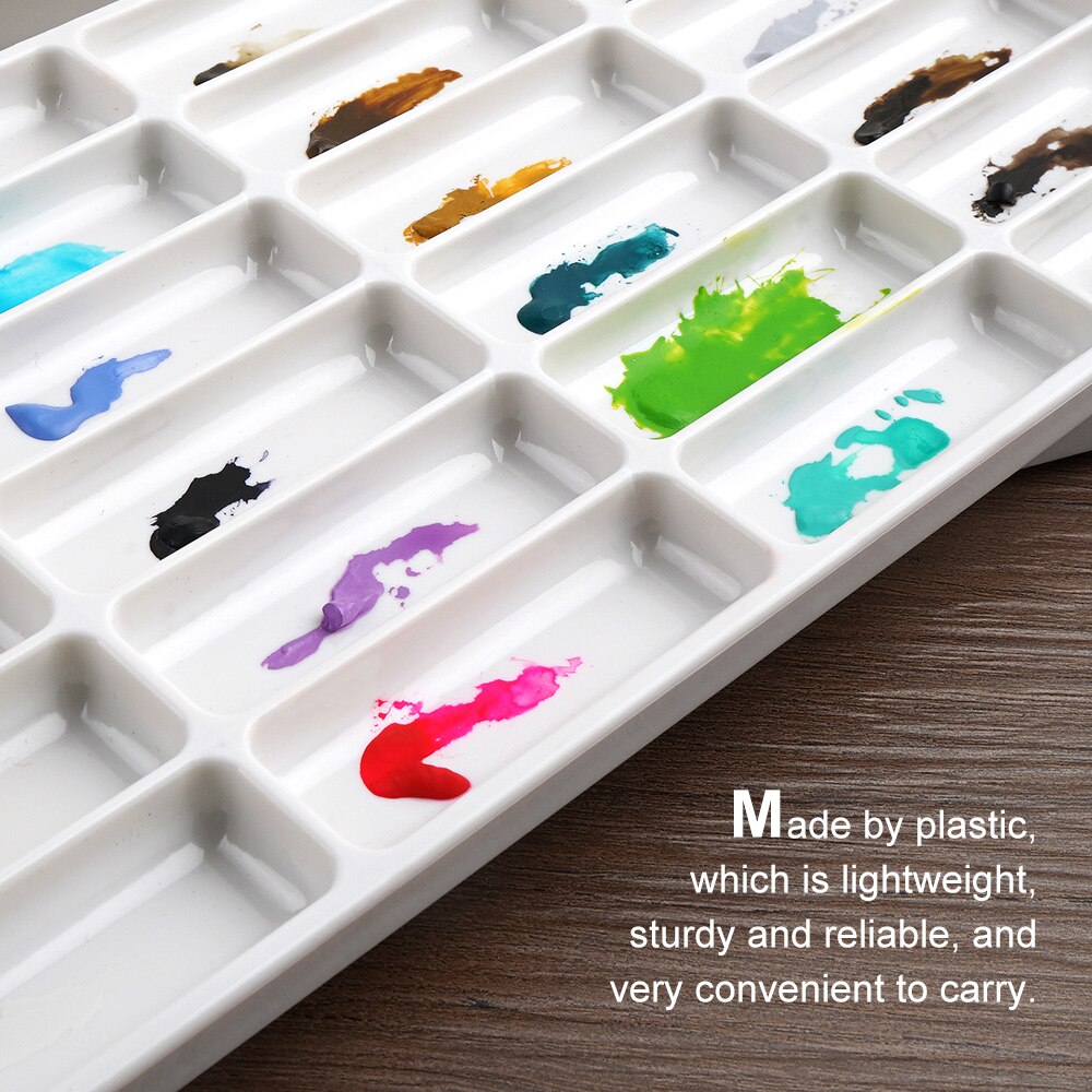 Paul Rubens Aquarel Palet Plastic Doos Premium Hydraterende Met 2 Soorten Onafhankelijke Paletten Geschikt Voor Aquarel