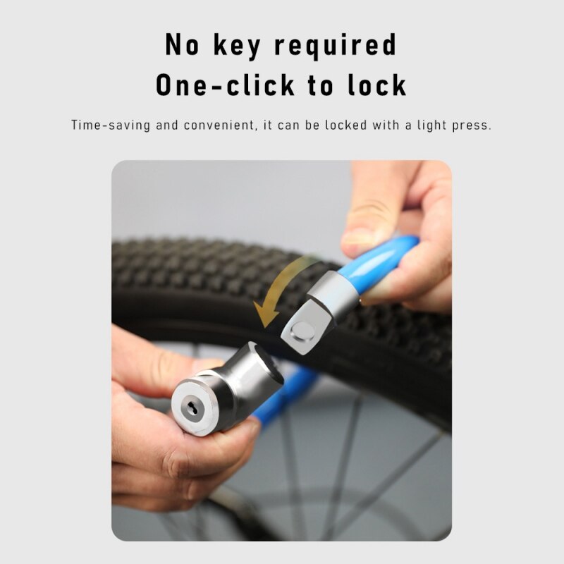 Lightweight Bicycle Lock Key Password Anti-theft Padlock MTB Road Bike Lock Motorcycle Lock Cycling Accessories