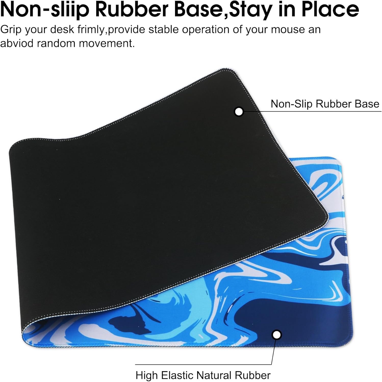 Gaming Mouse Pad Extra Large Computer Keyboard Mouse Mat Desk Pad Soft Surface Anti-Slip Soft Cloth XXL Mouse Pad 900x400x3MM