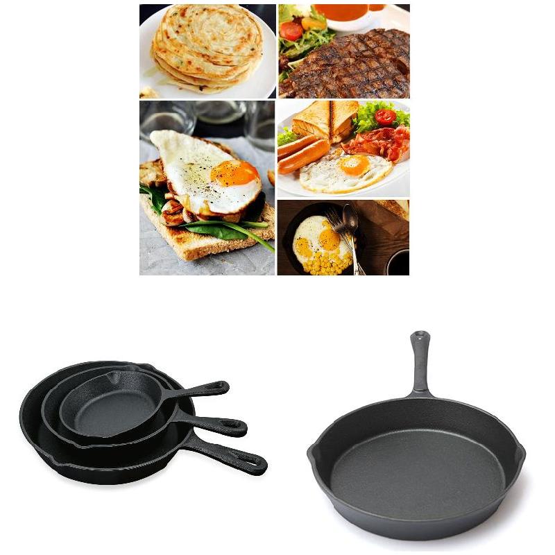 Petromax Gietijzeren Skillet FP20H (koekenpan) 20cm 2 handvaten