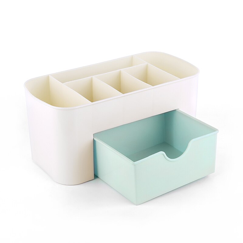 Makeup Box Large Capacity Cosmetic Storage Box Makeup Organizer Jewelry Nail Polish Storage Container Desktop Sundry Storage Box: C