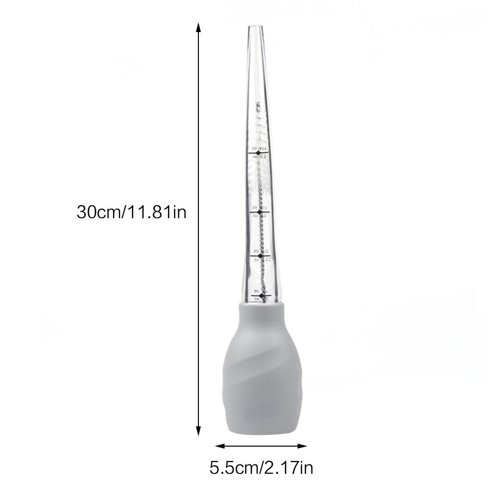 Kip Turkije Baster Siliconen Lamp Met Reinigingsborstel Gevogelte Marinade Injector BBQ Flavour Spuit Sap Keuken Gereedschap