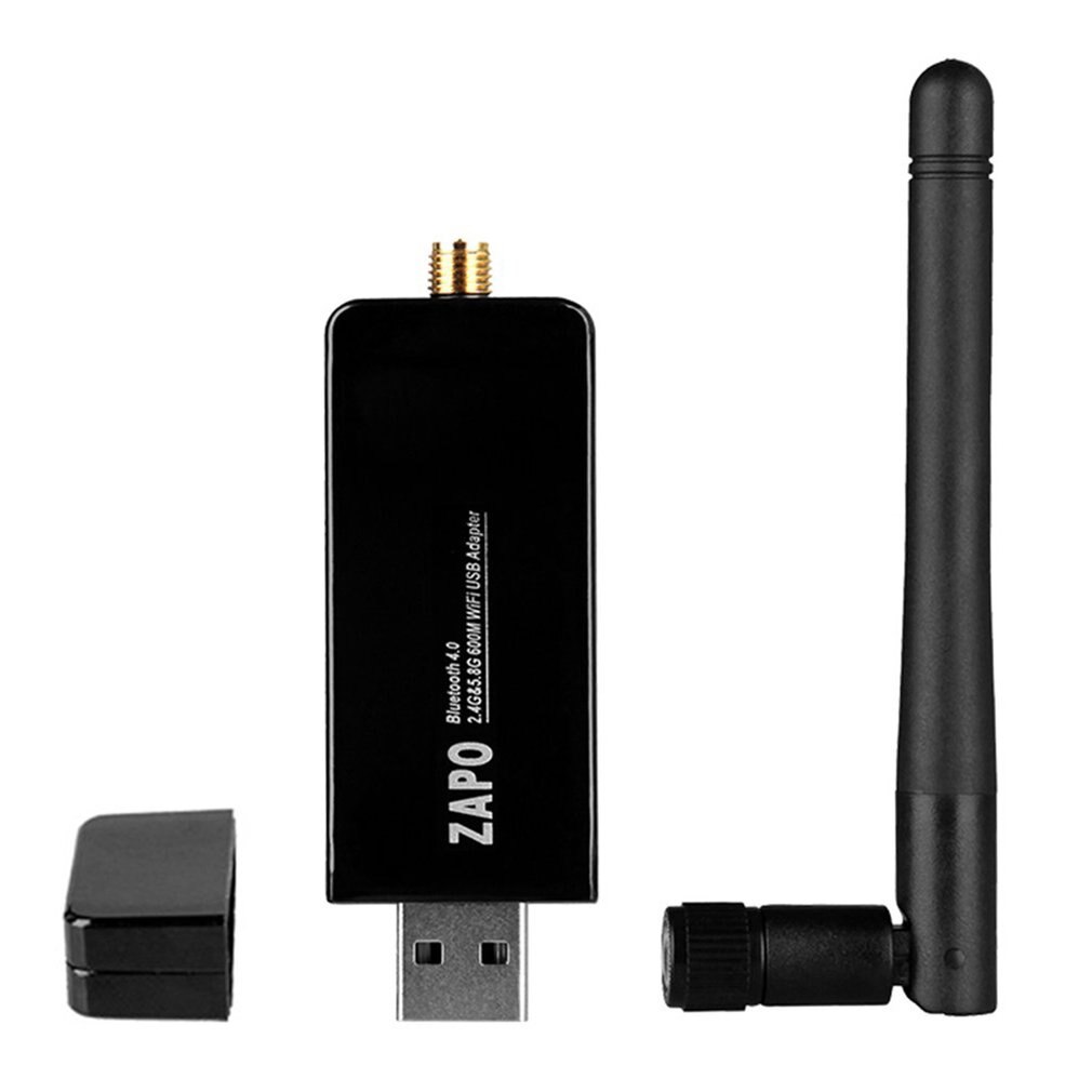 ZAPO Mini W67L-2DB 600M 4.0 Dual Frequency 2.4G-5.8G USB2.0 Wi-Fi Dongle Wireless Adapter Wi-Fi Network Card