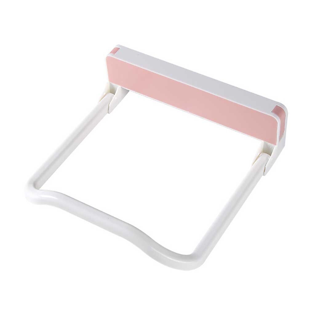 Étagère murale en plastique pliable en plastique, meuble de rangement pour lavabo, Pot, étagère, contenant des accessoires de cuisine auto-adhésif: Pink 