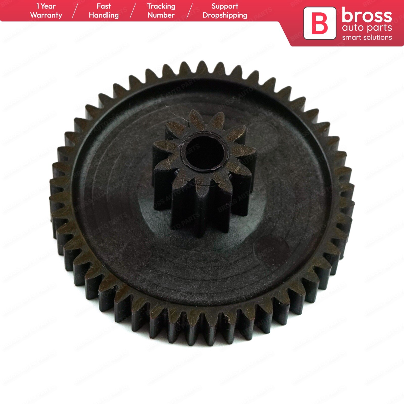 Válvula de recirculación de gases de escape para coche, actuador de engranaje de piñón de Gas Cog para Dacia Logan Duster Sandero BGE659 EGR, 49 dientes