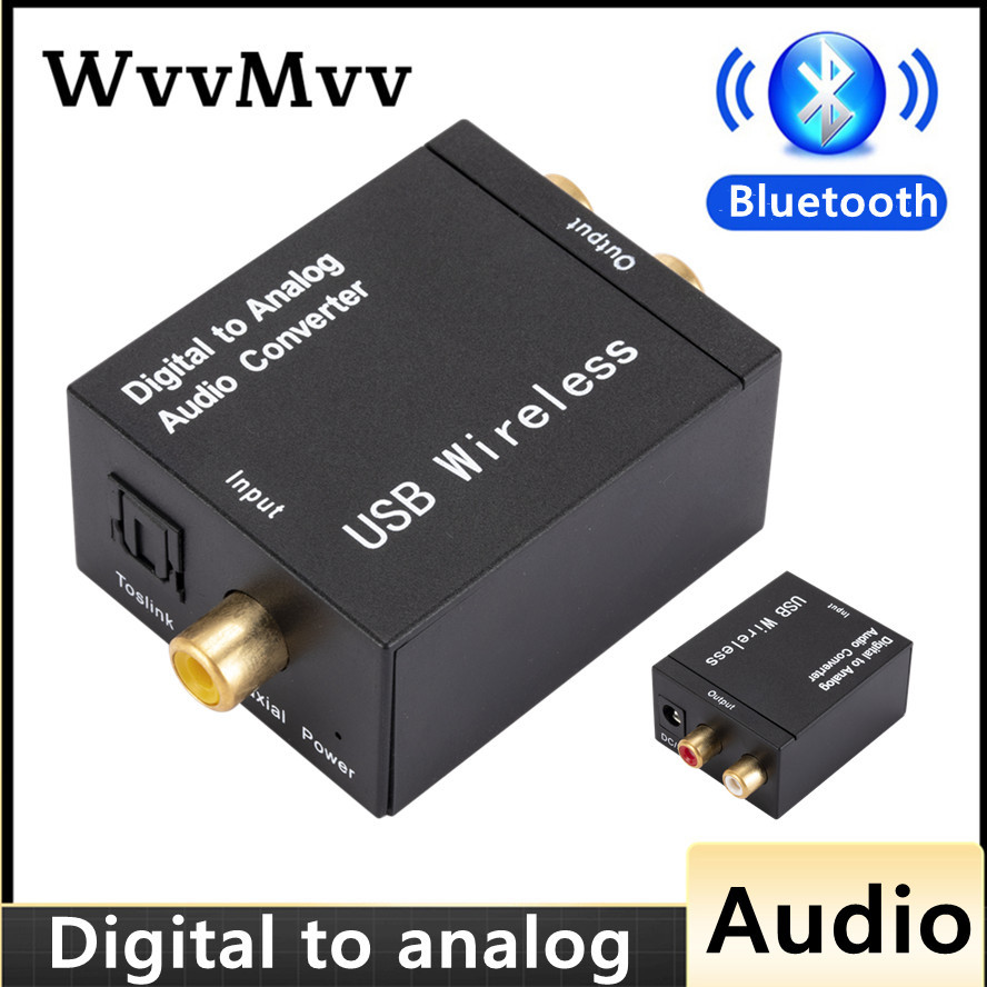 Bluetooth 4.0 Digitale Audio Analoog Converter Glasvezel Coaxiale Signaal Naar Analoge Rl Audio Converter Versterker Decoder