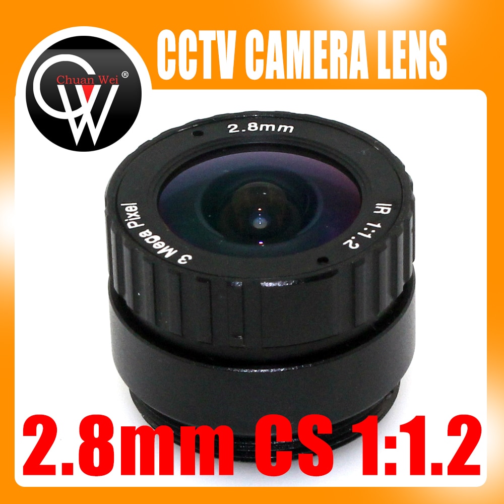 3MP 2.8mm CS lens geschikt voor zowel 1/2. 5 &quot;en 1/3&quot; CMOS chipsets voor ip camera en beveiligingscamera&#39;s