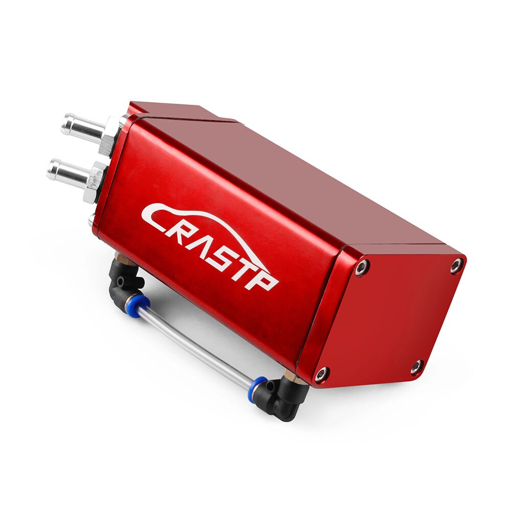 Universal Aluminum 10mm Engine Square Shape Oil Can Tank Reservoir 500ml Engine Fuel Black Red Blue Silver OCC018