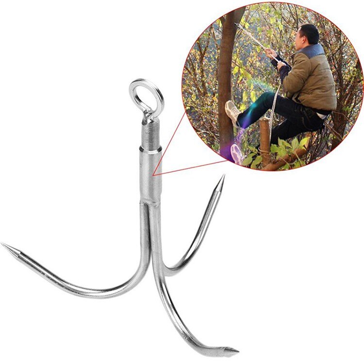 Small Stainless Steel Three Claw To Hook Claw 3 Water Tiger 3 Grass Knife Flying C4N3