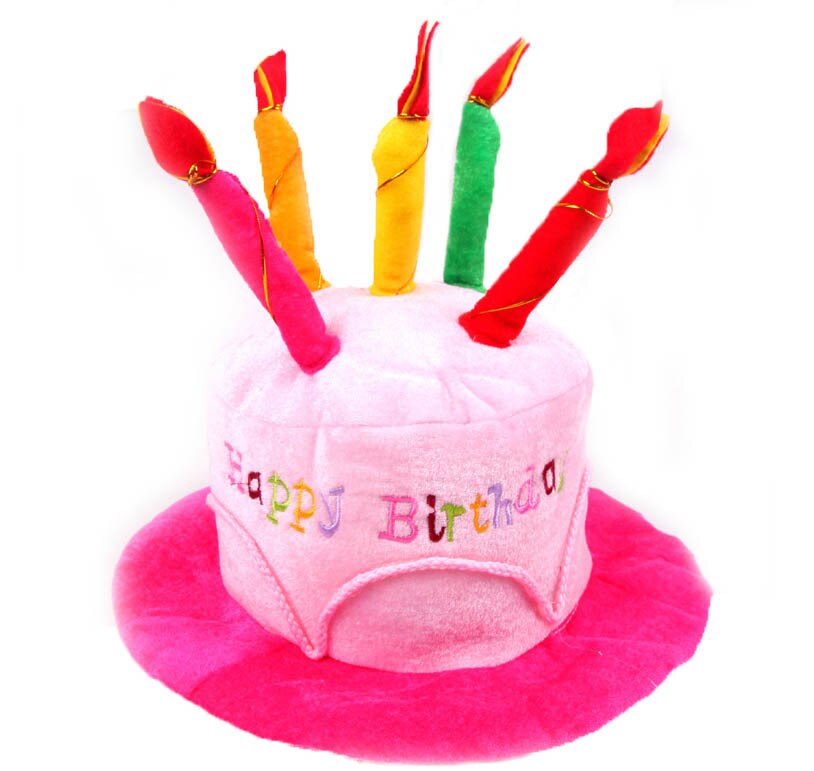 Party Happy Birthday Cake Hat With Candles Party Costume Hat Caps Adults Birthday Party Birthday Halloween
