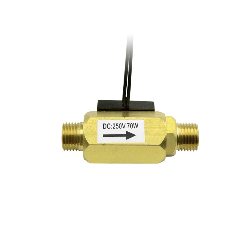 G1/4" Male Thread Two Cables Water Flow Meter Sensor Reed Switch Magnetic Water Flowmeter Water Flow Switch SEN-CL41W