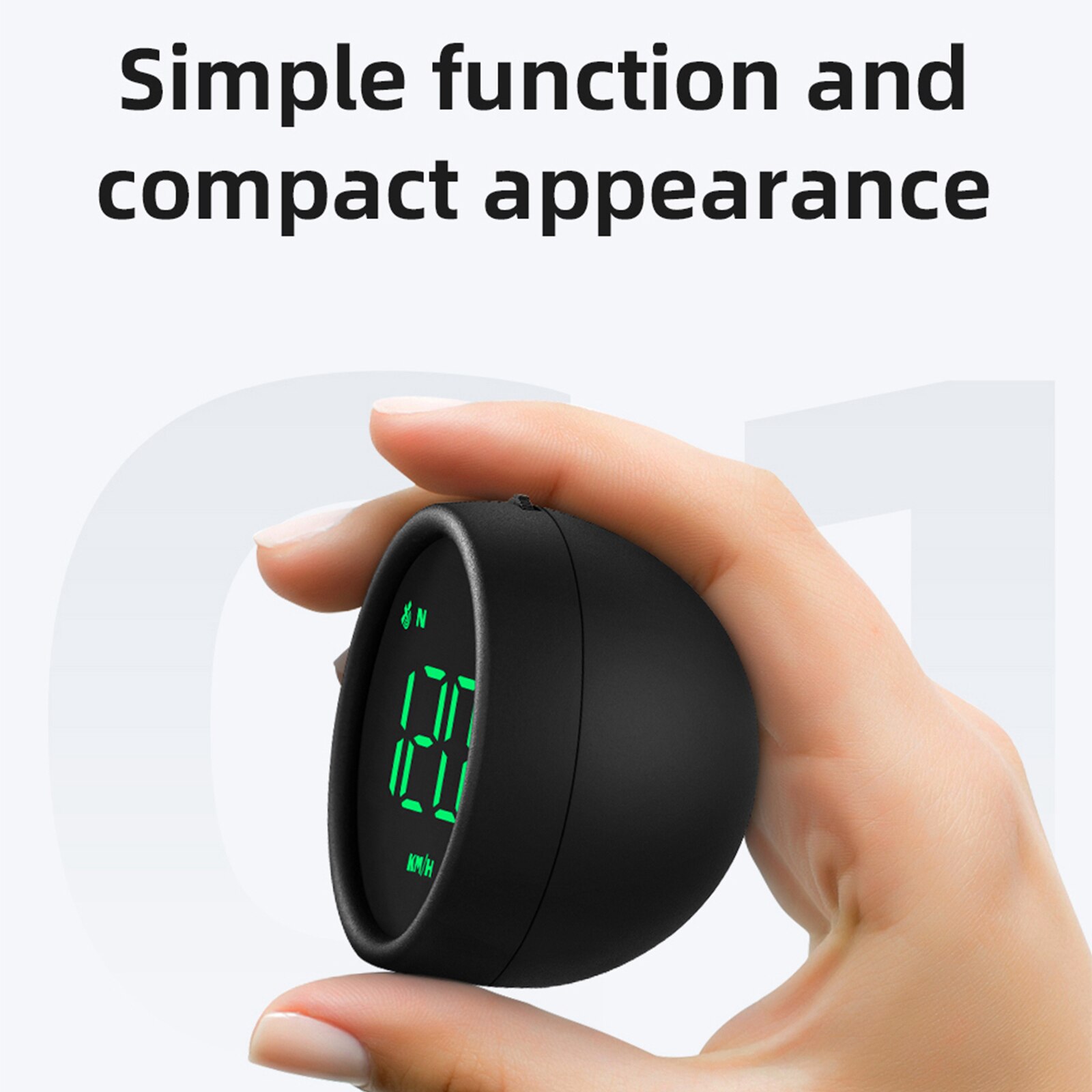 GPS Speedometer Intelligent Digital Display Gauge Car Motorcycle Universal With Alarm Function Automatic Sensitivity Mode