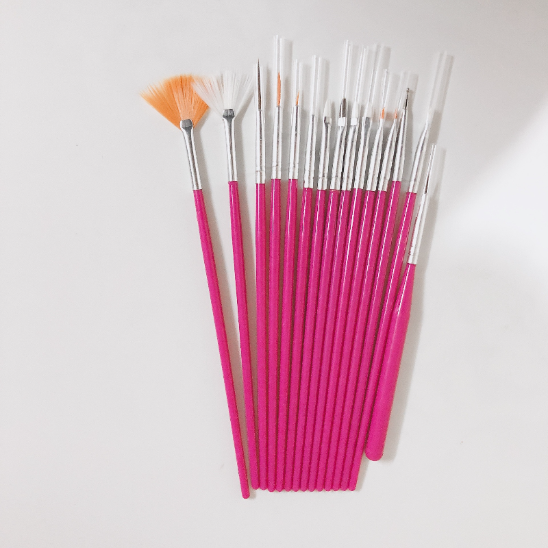 Cake Decorating Tools Baking Accessories Multifunction Icing Pastry Brushes Fondant Cake Painting Brush Nail: rose red