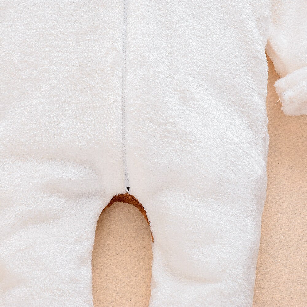 Winter Clothes Newborn Girls Overall Autumn Long Sleeve Baby Coral Fleece Romper For Baby Boys Jumpsuit Costume Infant Clothing