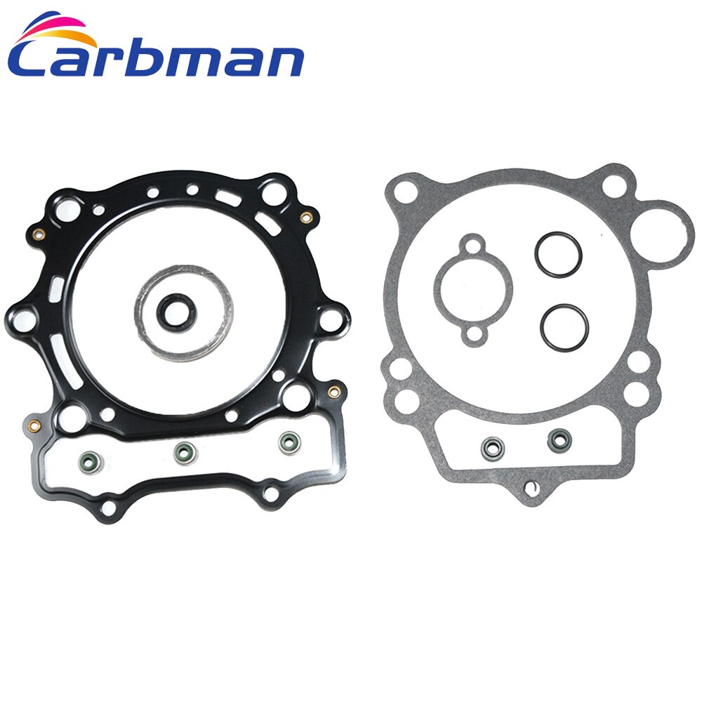 Carbman One Set Complete Gasket Kit Top End Head For KAWASAKI BRUTE FORCE 750 4x4i 2005 Gasket Kit Engine Set