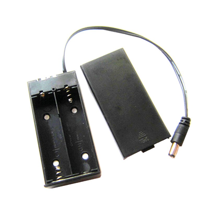 18650 battery box series battery holder 2S 18650 battery box with cover with switch with DC head