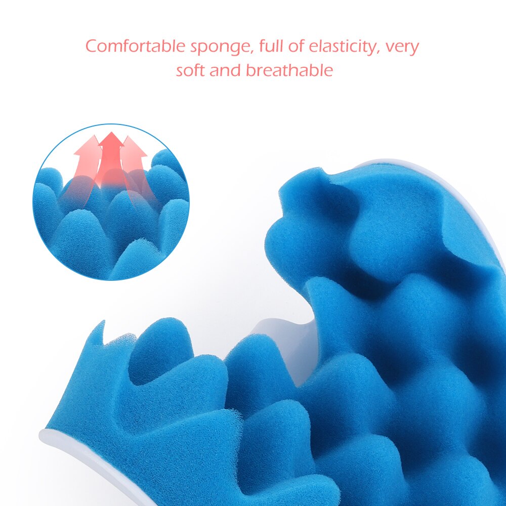 Neck Support Tension Reliever Neck Shoulder Relaxer Blue Sponge Releases Muscle Tension Relieves Tightness Soreness Theraputic