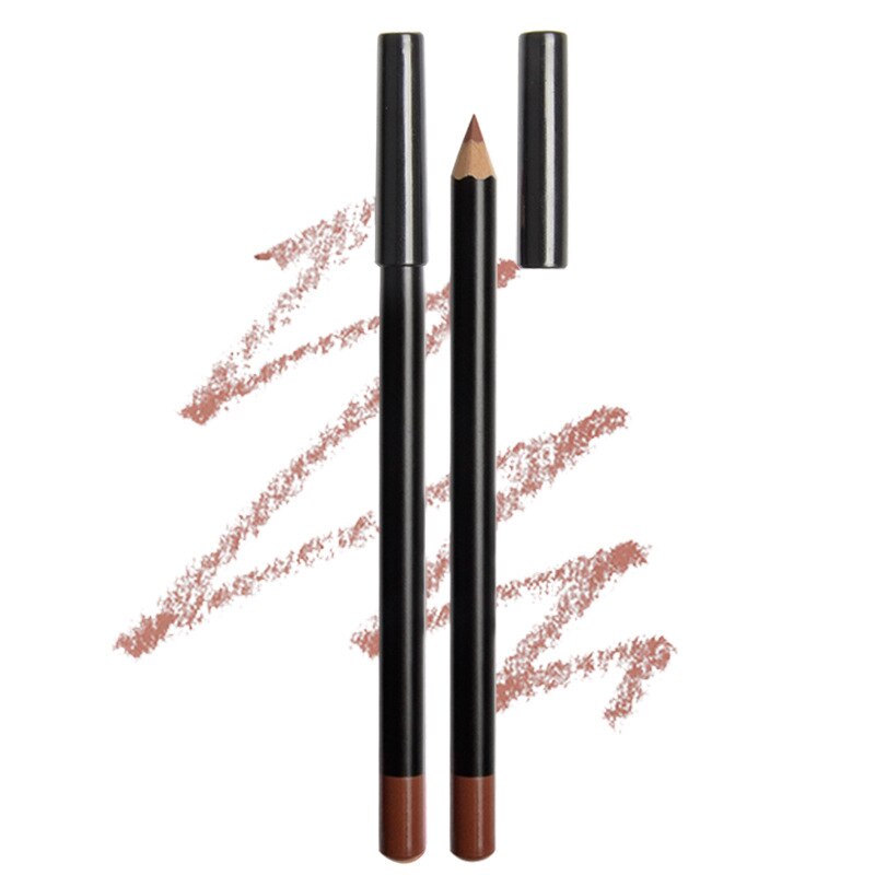 Bivanfe 15 Colors Matte Wood Lipliner Pencil Waterproof Long Lasting Vegan Lip Liner Pen Makeup Tool: 02