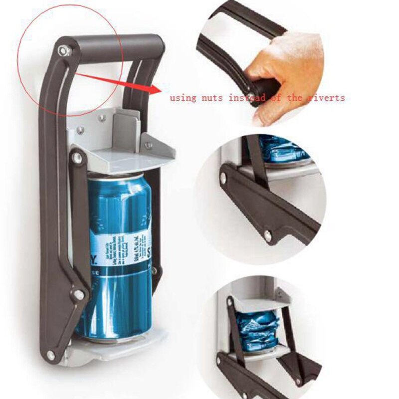 16oz peut concasseur ménage peut concasseur Portable métal peut concasseur bière peut outils de spécialité