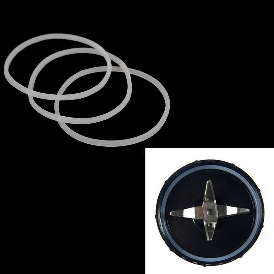 3Pcs Entsafter Dichtung Ringe Neue Ersatz Dichtungen Gummi Dicht Ring Für Magie Kugel Flache/Kreuz Klinge Küche Mixer mixer teile