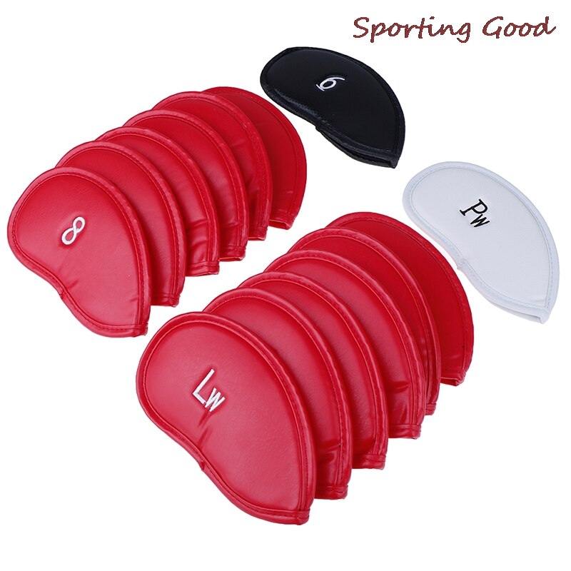 Head Covers Protector Games Sets Accessories Iron Club PU 12pcs/set Golf Exquisite