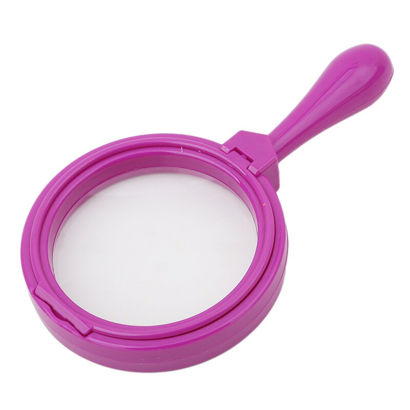 5 Colors Plastic Stand Magnifier High-Grade Optical Lens Magnifying Glass Reading Plastic Magnifying Glass For Children