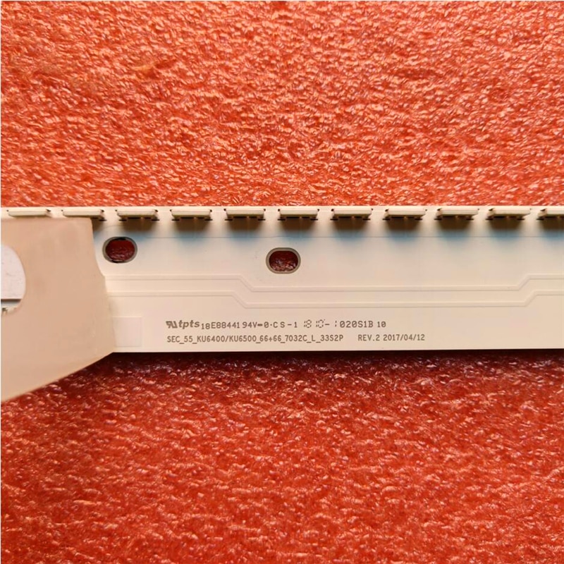Ledet bakgrunnsbelysning stripe  ue55 ku 6500 ue55 ls 003 ue55 ku 7500 ue55 ku 6400 sek_ku 6400/ku6500_66+66_7032 c_l _33 s 2p bn96-39595a 39596a 39601a