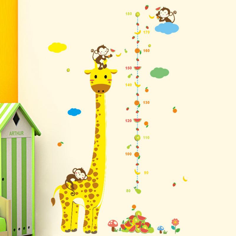 Rangefinder Growth Chart Stickers Meter Ruler Decor Kids Room Wall Stickers Children Wall Decals Height Gauge Vinyl: A