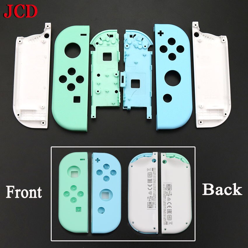 JCD 1Set Animal Crossing Replacement Housing Shell Case For Nintend Switch Joycon Left Right Controller Cover with middle frame: NO 6