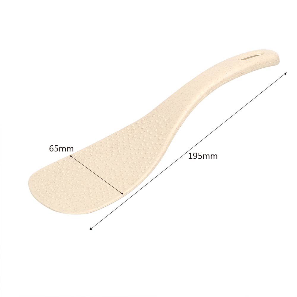 Rice Cooker Shovel Rice Spoon Kitchen Utensil Non StickWheat Straw Plastic Kitchen Tool Kitchen Accessories