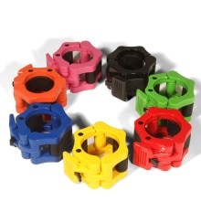 25/50mm Spinlock Barbell Collars Quick Release Barbell Clamps Olympic Weight Bar Clips for Weightlifting and Strength Training