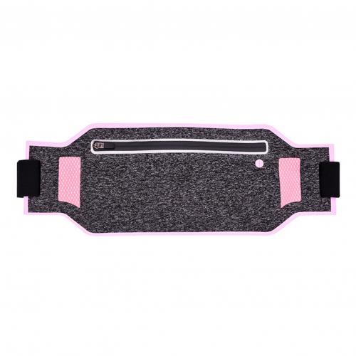 Outdoor Waterproof Running Waist Bag Ultra-Thin Pouch Cycling Hiking Phone Sack: Pink