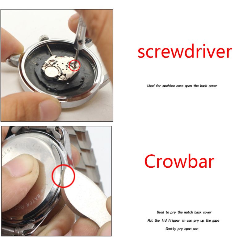 Uhrmacher Uhr Reparatur Werkzeug Bausatz Verknüpfung Stift Entferner fallen Öffner Entferner Frühling Bar Werkzeug fallen Öffner einstellen