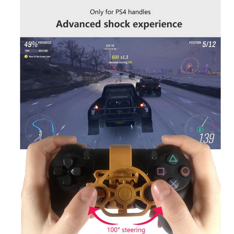 Mini controlador de volante para juegos de carreras para Sony PlayStation PS4 accesorios impresos en 3D